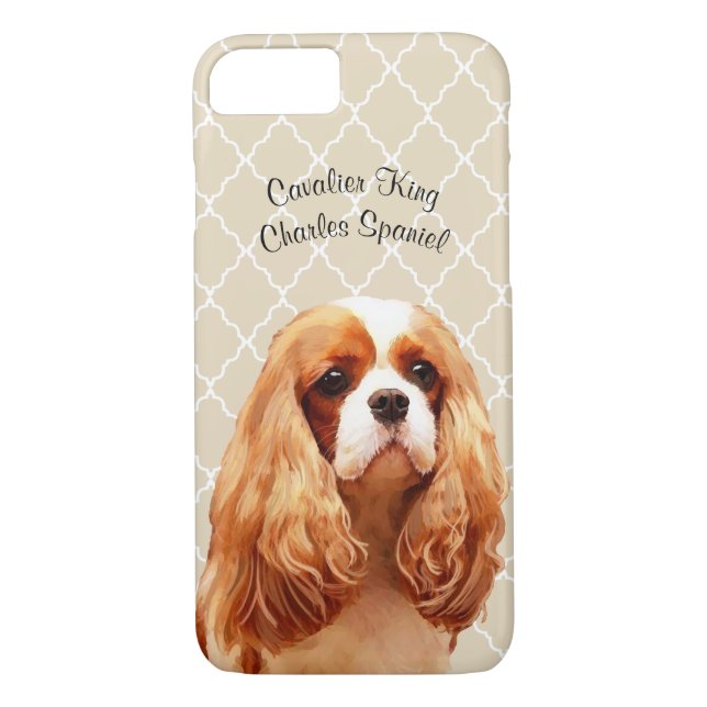 Capa Para iPhone, Case-Mate Caso descuidado do telemóvel do Spaniel de rei (Verso)