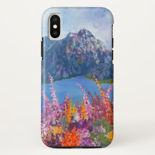 Capa Para iPhone Da Case-Mate Caso difícil do Alaskan Fireweed Mountain iphone