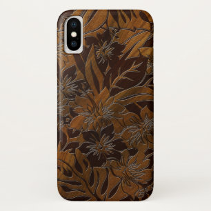 Capa Para iPhone X Caso do Anini Beach Faux Wood Hawaiian iPhone 7