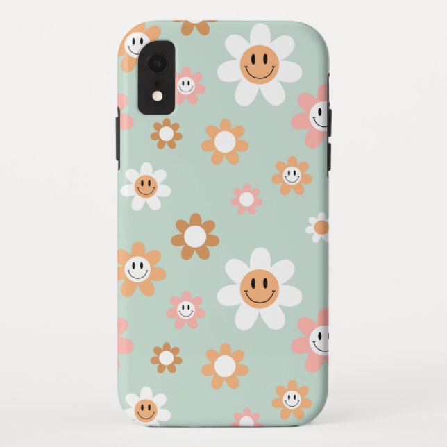 Capa Para iPhone, Case-Mate Caso do Groovy Daisies iPhone XR (Verso)