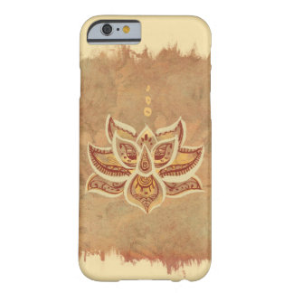 Capa Barely There Para iPhone 6 Caso do iPhone 6 do vintage da flor de Lotus