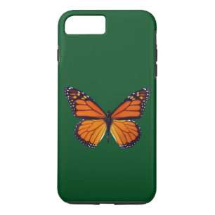 Capa iPhone 8 Plus/7 Plus Caso do iPhone 7 da Borboleta Laranja