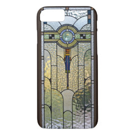 Capa iPhone 8/7 Caso do iPhone 7 da janela de vitral do art deco