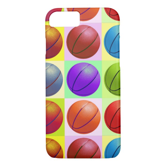 Capa Para iPhone, Case-Mate Caso do iPhone 7 de basquete (Verso)