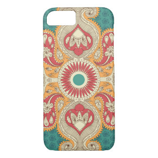 Capa iPhone 8/7 Caso do iPhone 7 de Paisley do vintage