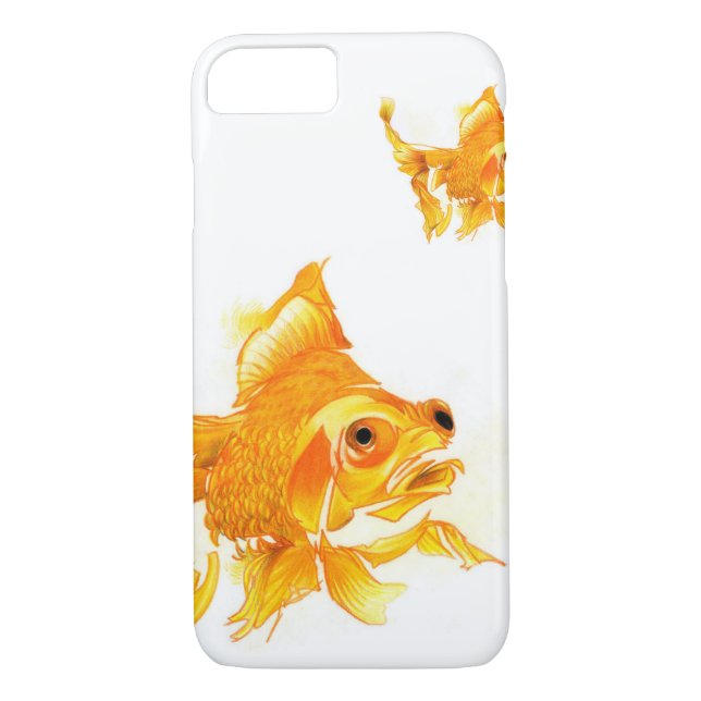 Capa Para iPhone, Case-Mate caso do iPhone 7: Desenho do peixe dourado (Verso)
