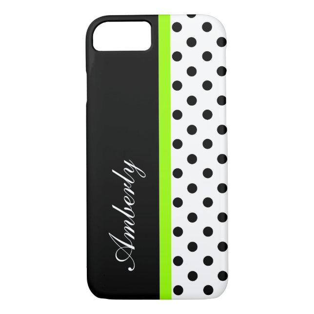 Capa Para iPhone, Case-Mate Caso do iPhone 7 para senhoras e monogramas (Verso)