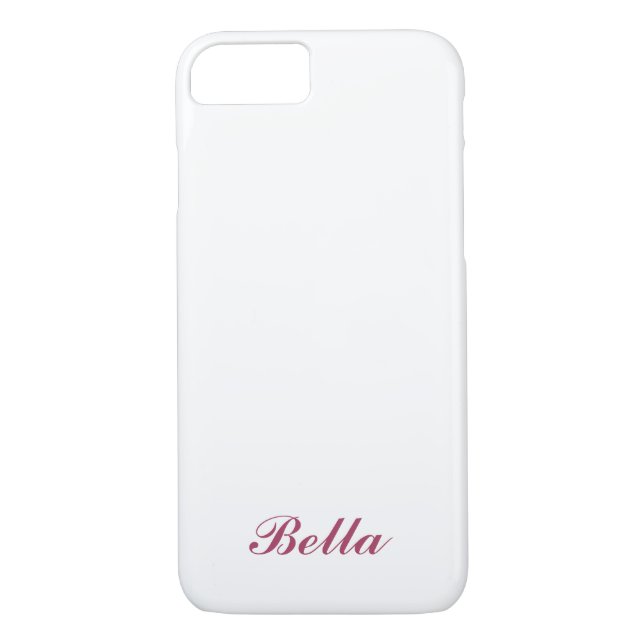 Capa Para iPhone, Case-Mate Caso do iPhone 7 Personalizado e Dourado para rosa (Verso)