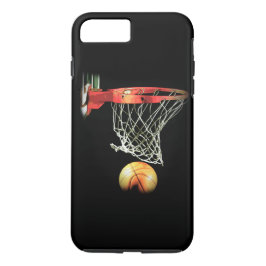 Capa iPhone 8 Plus/7 Plus Caso do iPhone 7 Plus de Basquete