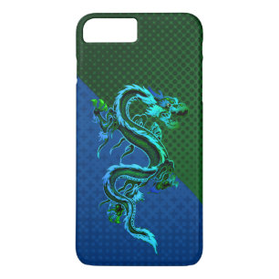 Capa Para iPhone Da Case-Mate Caso do iPhone 7 Plus do Dragão Azul e Verde