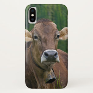 Capa Para iPhone X Caso do iPhone X da Vaca Alpina