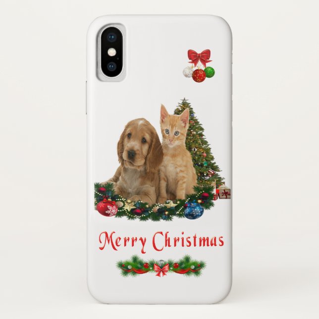 Capa Para iPhone, Case-Mate Caso do iPhone X de gatinho e pãozinho (Verso)