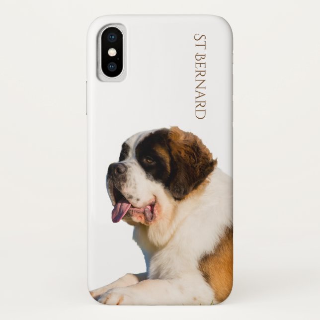 Capa Para iPhone, Case-Mate Caso do iPhone X de St Bernard (Verso)