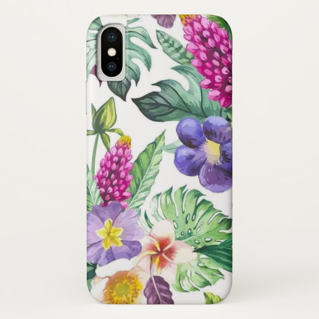 Capa Para iPhone, Case-Mate Caso do iPhone X Floral Summer (Verso)