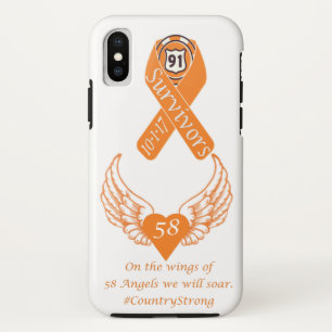 Capa Para iPhone X Caso do telemóvel do sobrevivente da rota 91
