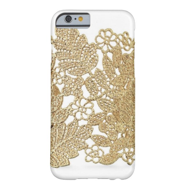 Capa Para iPhone, Case-Mate Caso Dourado do iPhone 6 do laço de Artandra (Verso)