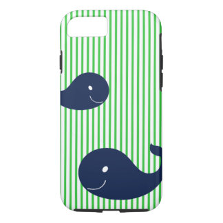 Capa Para iPhone Da Case-Mate Caso formal do iPhone 7 da listra do verde do