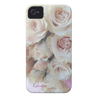 Capinha iPhone 4 caso fresco do iPhone 4/4S do buquê do rosa do
