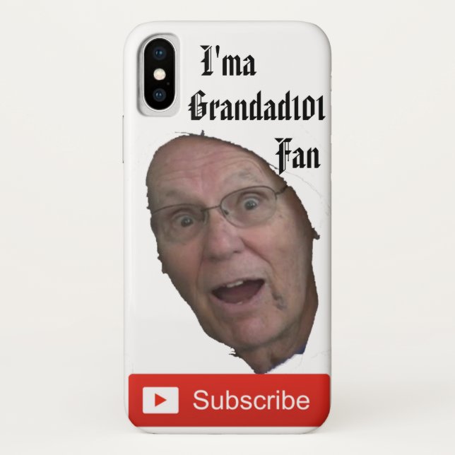 Capa Para iPhone, Case-Mate Caso Grandad101 de Iphone X (Verso)