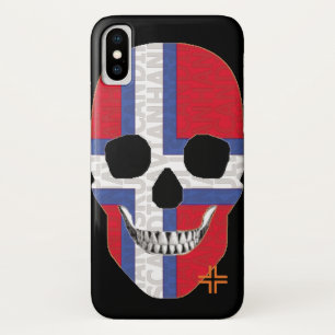 Capa Para iPhone Da Case-Mate Caso HANDSKULL Svart Kors iPhone XB2