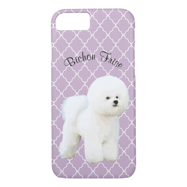 Capa Para iPhone, Case-Mate Caso ilustrado Frise do telemóvel de Bichon (Verso)