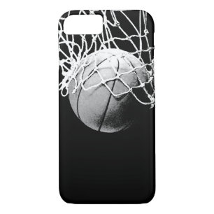 Capa iPhone 8/7 Caso iPhone 7 de Basquete Preto e Branco