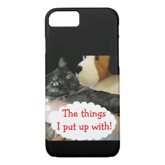 Capa iPhone 8/7 Caso móvel personalizado de Cat relaxado por RoseW