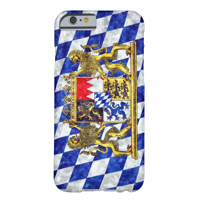 Capa Para iPhone, Case-Mate caso positivo "bandeira do iPhone 6 de Baviera " (Verso)