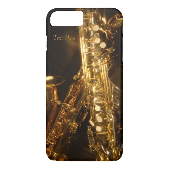 Capa Para iPhone, Case-Mate Caso positivo do iPhone 7 bonitos de Saxaphone (Verso)