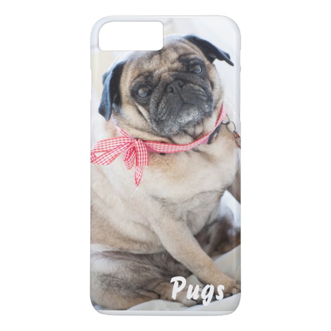 Capa Para iPhone, Case-Mate Caso positivo do iPhone 7 do Pug (Verso)
