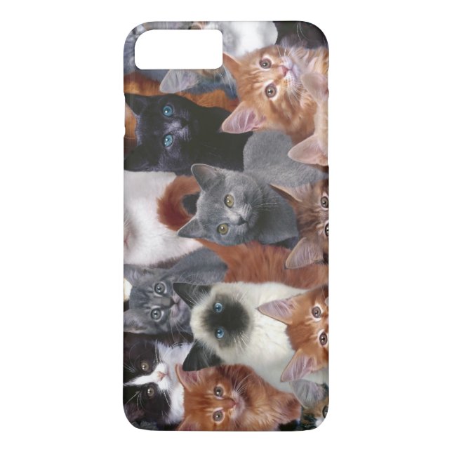 Capa Para iPhone, Case-Mate Caso positivo do iPhone 7 dos GATOS (Verso)