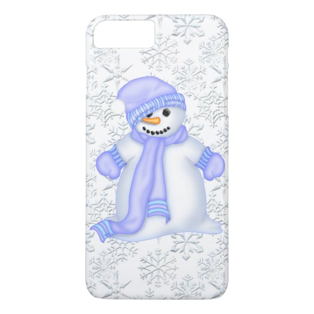 Capa Para iPhone, Case-Mate Caso positivo do iPhone 7 dos snowflae do boneco (Verso)