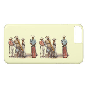 Capa iPhone 8 Plus/7 Plus Caso positivo do iPhone 7 haitianos da música dos
