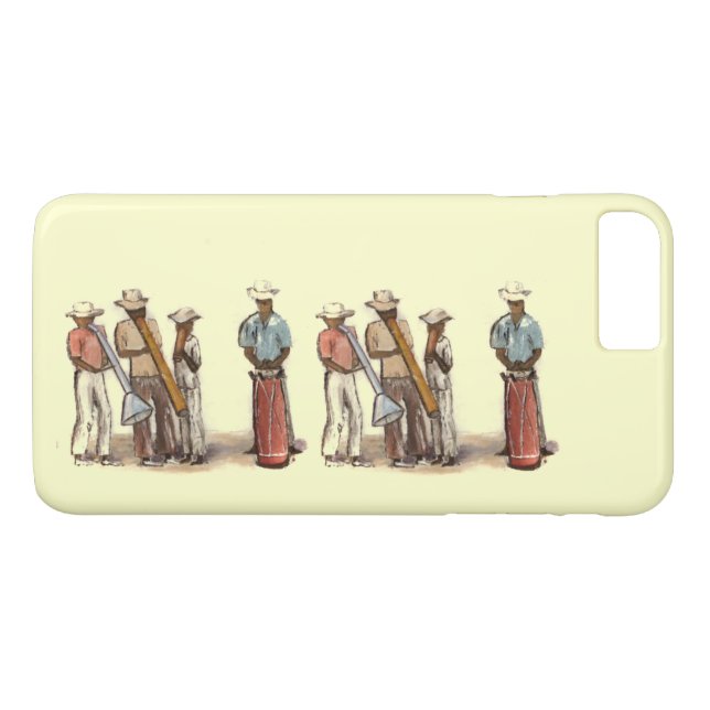 Capa Para iPhone, Case-Mate Caso positivo do iPhone 7 haitianos da música dos (Verso (Horizontal))