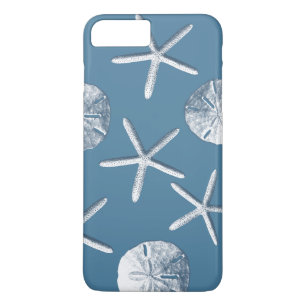 Capa iPhone 8 Plus/7 Plus Caso positivo do iPhone 7 náuticos dos Seashells