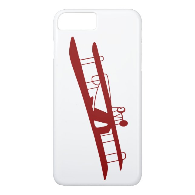 Capa Para iPhone, Case-Mate Caso Red Biplane iPhone 7 (Verso)