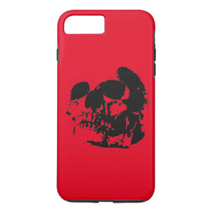 Capa Para iPhone Da Case-Mate Caso Red Black Skull iPhone 7 Plus
