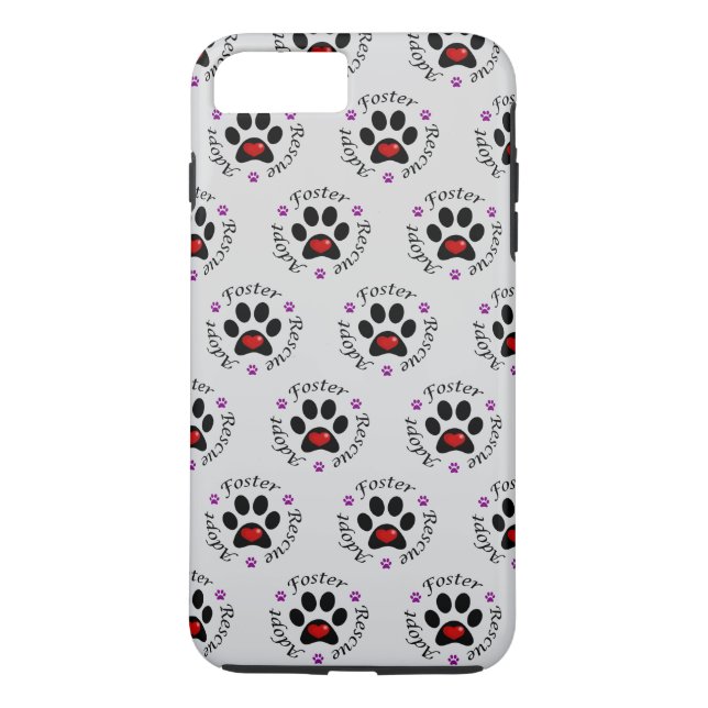 Capa Para iPhone, Case-Mate Caso resistente positivo do iPhone 7 animais do (Verso)