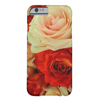 Capa Barely There Para iPhone 6 Caso Rustic Rose Bouquet-iPHONE 6/6
