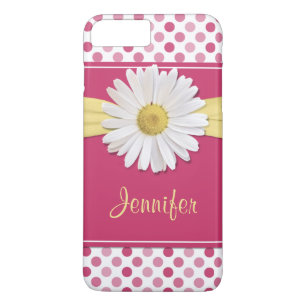 Capa Para iPhone Da Case-Mate Caso Shasta Daisy Pink Bolinhas iPhone 6