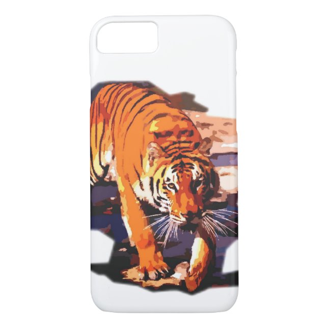 Capa Para iPhone, Case-Mate Caso Tiger Walking iPhone 7 (Verso)