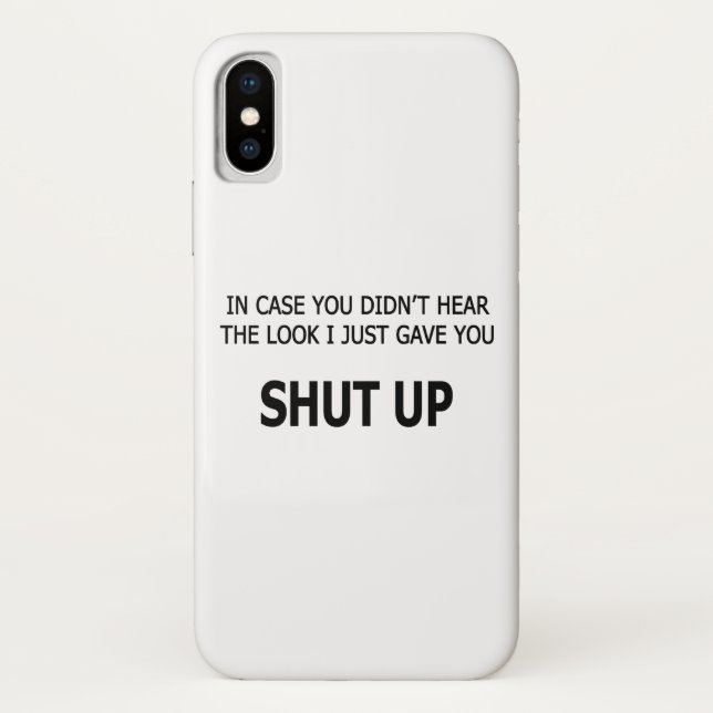 Capa Para iPhone, Case-Mate Caso Você Não Tenha Ouvido (Verso)