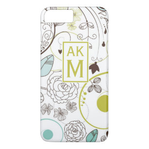 Capa Para iPhone Da Case-Mate Caso Whimsy Floral Pattern Monograma iPhone 7 Plus