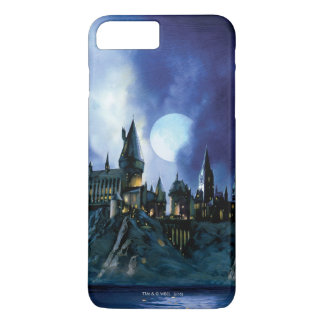 Capa iPhone 8 Plus/7 Plus Castelo Harry Potter| Hogwarts à noite