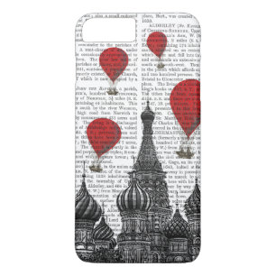Capa Para iPhone Da Case-Mate Catedral da Rua Basil e Balões de Ar Quente Verme
