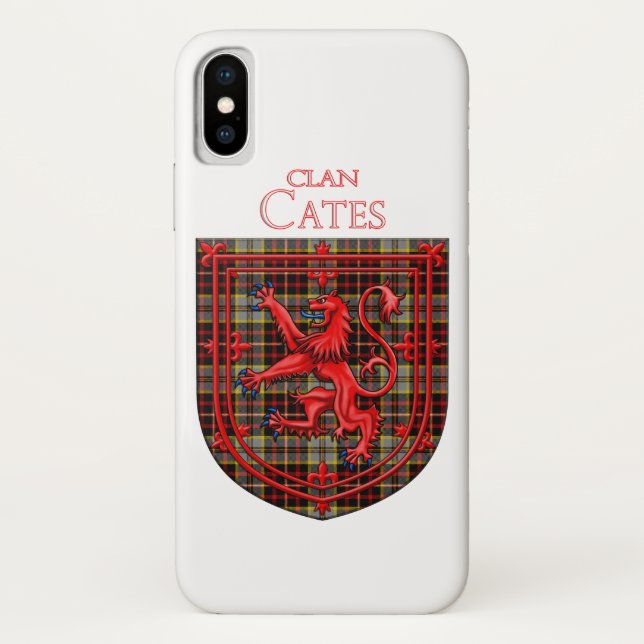 Capa Para iPhone, Case-Mate Cates Dress Tartan Xadrez escocesa (Verso)