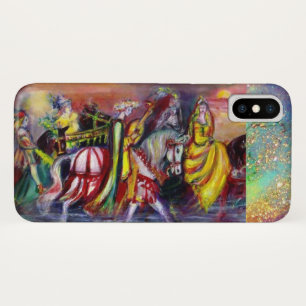 Capa Para iPhone X CAVALEIROS na fantasia da NOITE