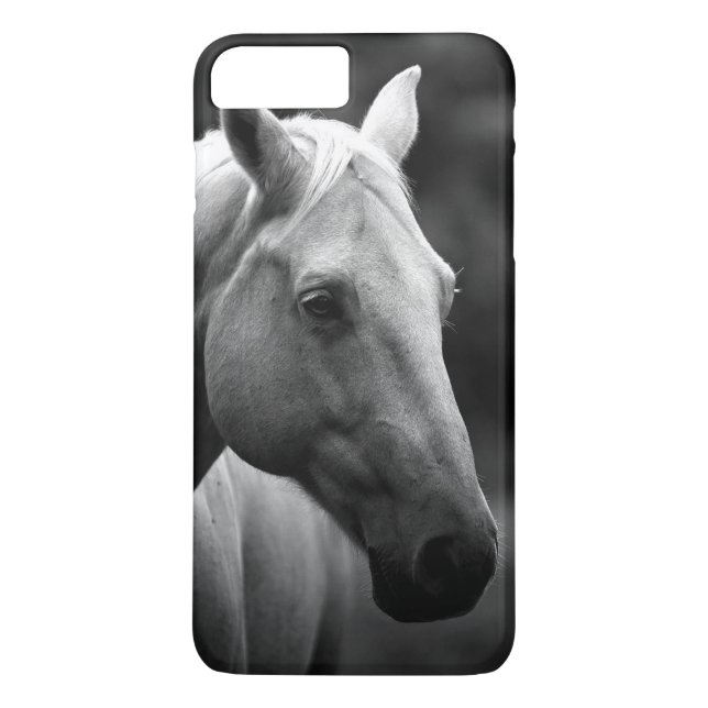Capa Para iPhone, Case-Mate Cavalo Branco Negro (Verso)