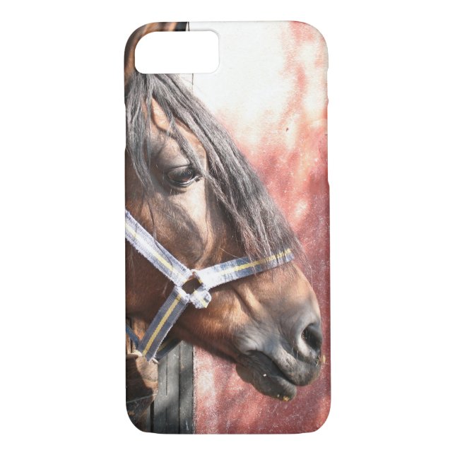 Capa Para iPhone, Case-Mate Cavalo de Baía bonito em um Estável Sol (Verso)