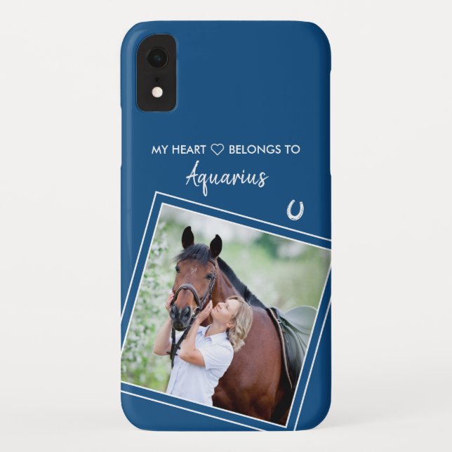 Capa Para iPhone, Case-Mate Cavalo de Equina Fotográfico Personalizado (Verso)